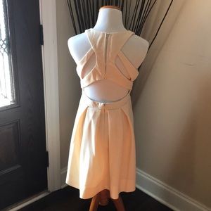 GORGEOUS Cream/Baby Pink Lulu’s Cocktail Dress